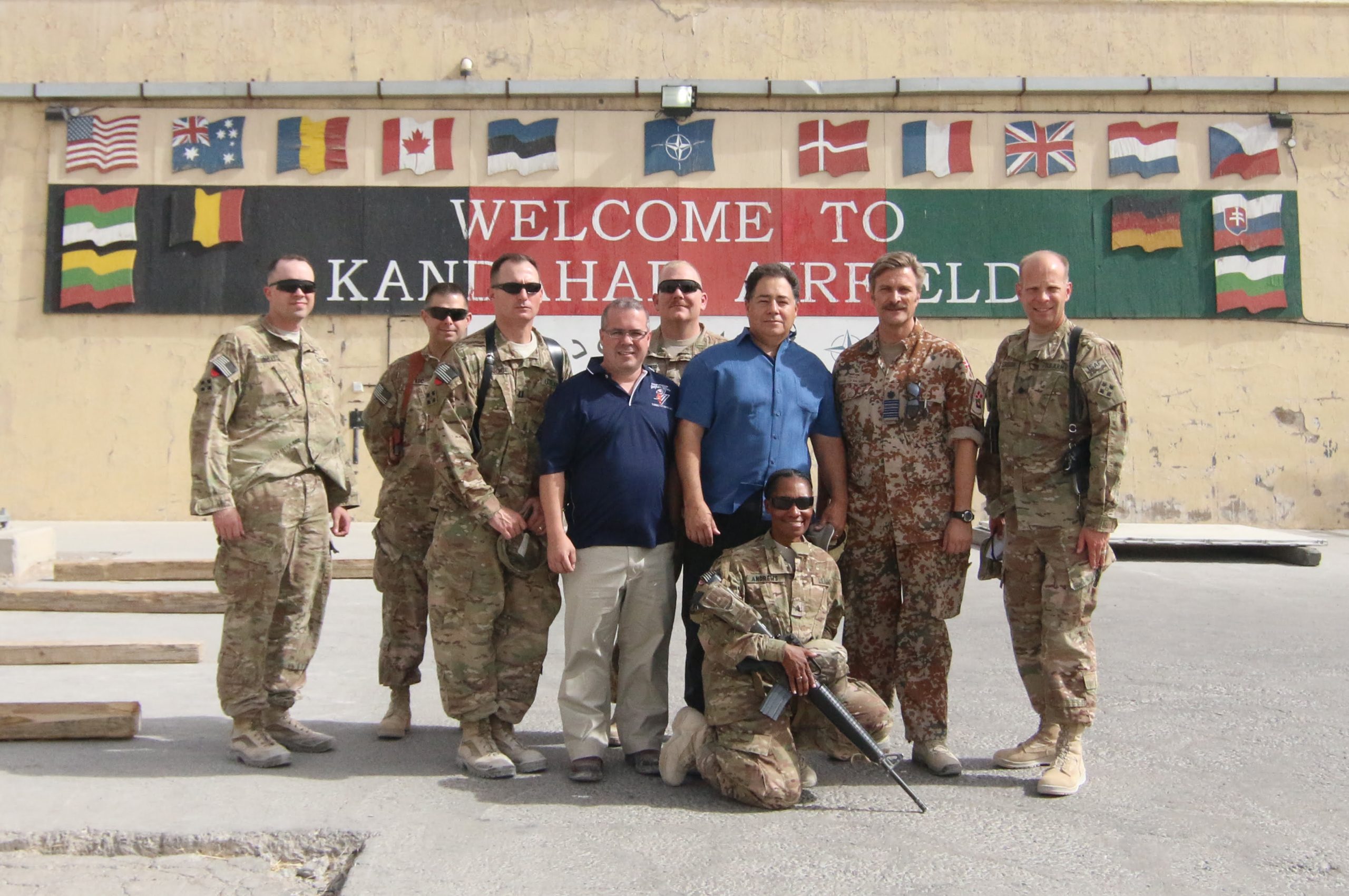 Chris Kuban in Afghanistan